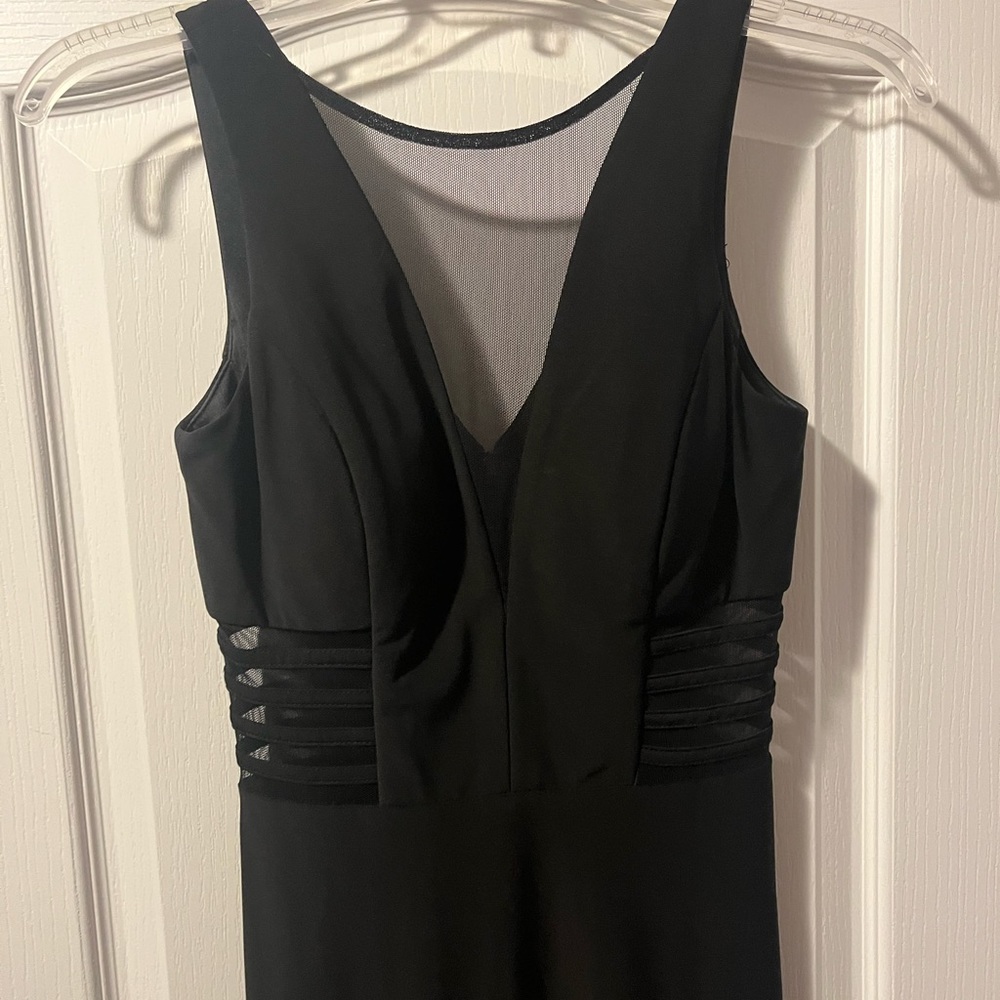 Black morgan and co midi dress. Size 1/2